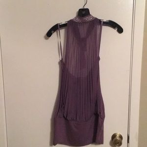 Small purple Venus halter top